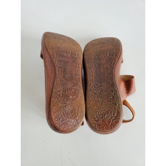 ALGERIA Bailee Brown Leather Sandals Womens Shoes BAI-7463 Size 40 US 9.5-10 - Picture 13 of 13